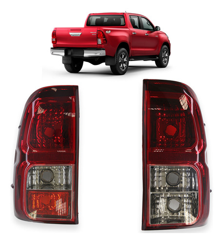 Sinaleira Traseira Hilux 2016 2017 2018 2019 2020 Bicolor