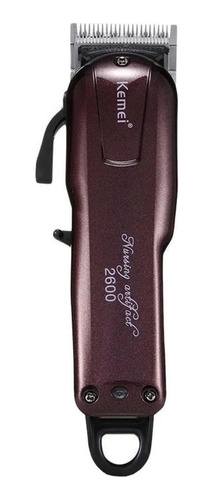 Máquina De Cortar Cabelo Profissional Kemei 2600 Sem Fio