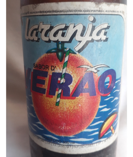 Garrafa Antiga Guaraná E Laranja Verão - 1996 - Cm (Usado)