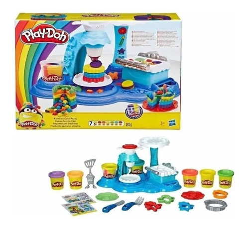 Play Doh Fiesta De Pasteles Arcoiris