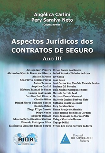 Libro Aspectos Jurídicos Dos Contratos De Seguro Ano Iii De