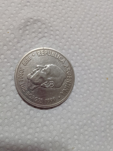 Moneda Argentina Jorge Luis Borges 1999