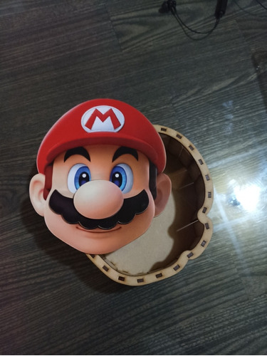 Caja Mario Bros Para Dulces Mdf