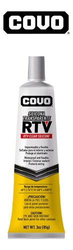 Silicon Covo Transparente 85ml Mayor Y Detal