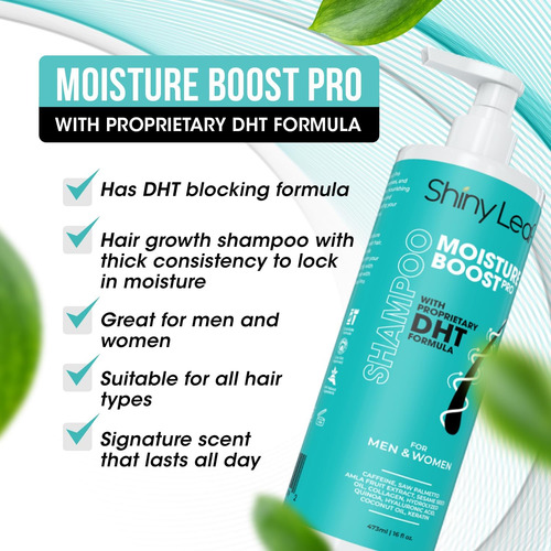 Shampoo De Crescimento Natural Do Cabelo - Bloqueador De Dht