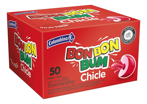 Bonbonbum Chicle Fresa X50und - g a $5