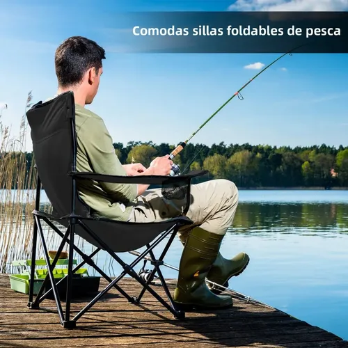 T Para Silla Playera Portatil Plegable Para Exteriore