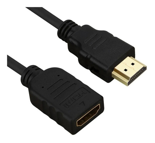 Imagen 2 de 6 de Cable Hdmi Macho A Hdmi Hembra V1.4 1080p 30 Cms Envíos