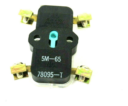 Contactor Auxiliar Joslyn Clark Cat No 5m-065 78095-t 