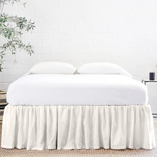 Faldón De Cama De Microfibra Easyfit De Tamaño Twin Xl De 18