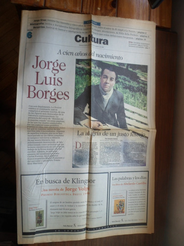 Borges A 100 Años De Su Nacimiento / Suple La Nación / 1999