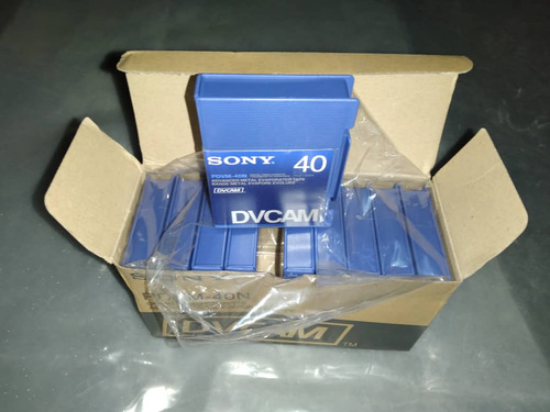 10 Cassettes De Dvcam Sony 40 Min C/u Vírgenes 