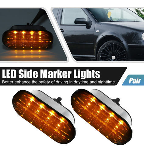 Qw1 Luces Marcador Lateral Vw Jetta Golf Mk3 Mk4 Beetle Más