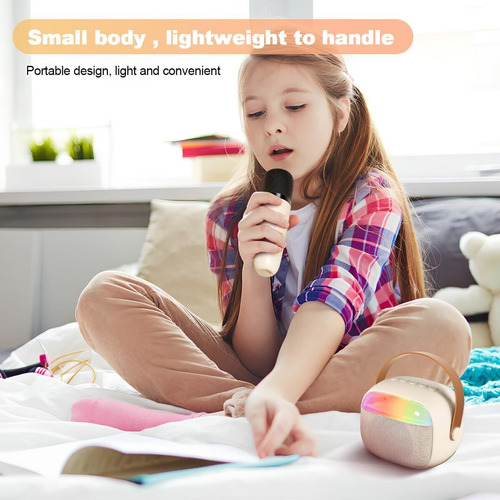 Máquina De Karaoke, Wireless Karaoke Speaker Con Luces