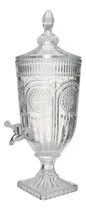 Comprar Suqueira Dispenser Vidro 3 Litros Suco Jarra Drinks Cristal