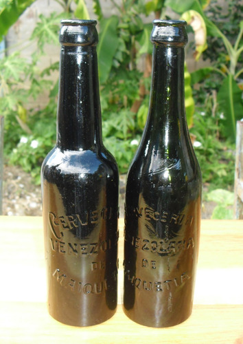Imagen 1 de 6 de Botellas Maiquetia Tercios Distintos Antiguas De Coleccion