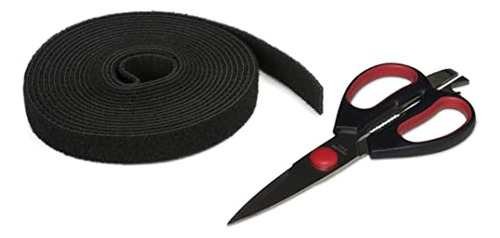 Reusable Hook & Loop Strong Grip Fastener Roll 3/4 X 1...