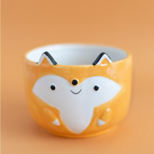 Imagen 3 de 4 de Bowl Animalito Puercoespin De Ceramica.