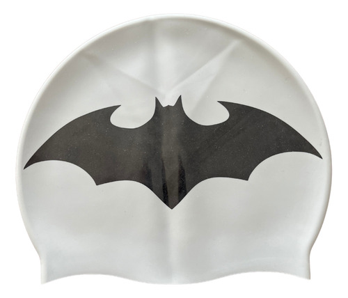 Gorra De Natación Batman Murciélago Gris Masnatacion Gris Lisa Unitalla