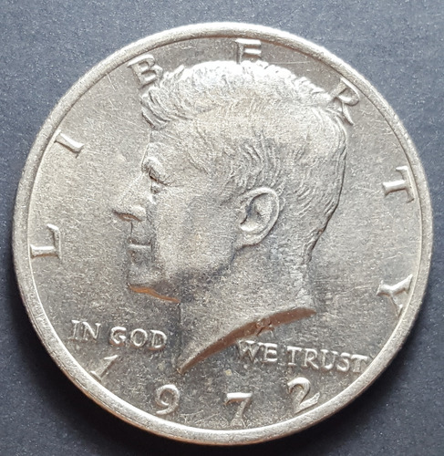 Moneda Usa 50 Centavos Kennedy 1972