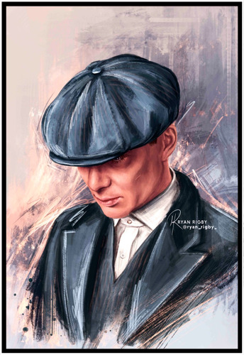 Cuadro Premium Poster 33x48cm Shelby Lider Peaky Blinders