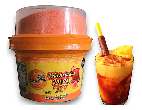Pulpa Escarchado Micheladas Locas+polvo Dulce 650g Mango