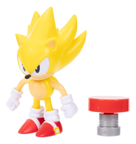 Red Spring Super Sonic The Hedgehog Jakks Pacific