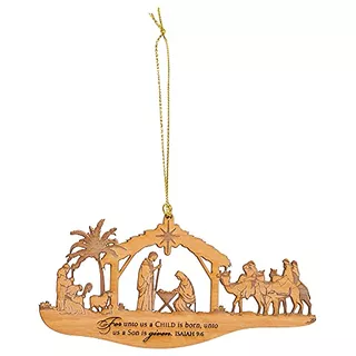 P Graham Dunn For Unto Us Child Is Born Nativity Pesebr...