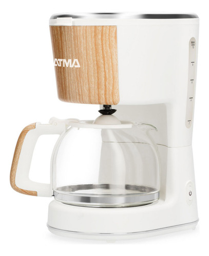 Imagen 2 de 6 de Cafetera De Filtro Atma Símil Madera 1.25l Caatw21wp