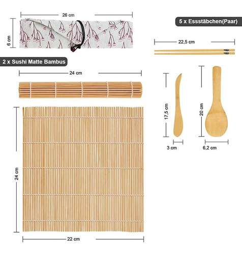 Hacer Cortina Makisu Mat For Hacer Sushi Maker Y Pauzin