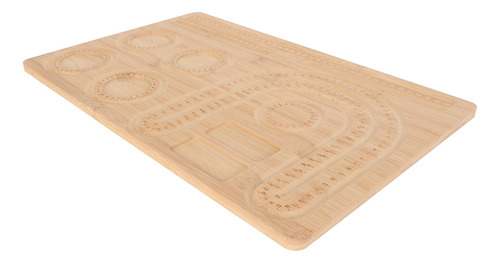 Tabla De Madera Con Diseño De Cuentas De Bambú, Cuentas Comb
