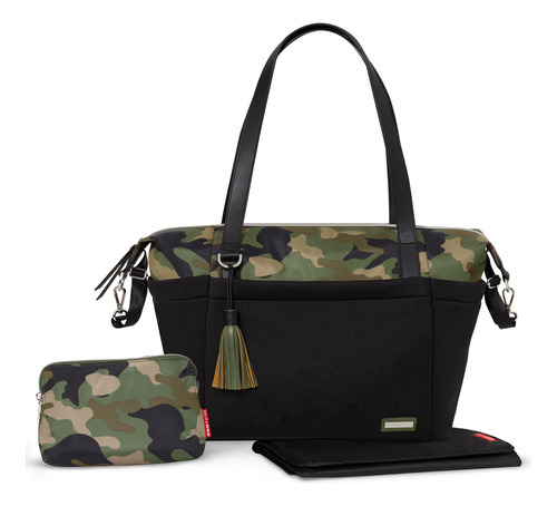 Bolso Maternal Skip Hop 204302 Neoprene Color Negro/Militar