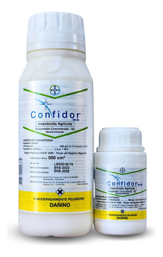 Confidor 350sc Imidacloprid Para Control De Insectos X 100ml