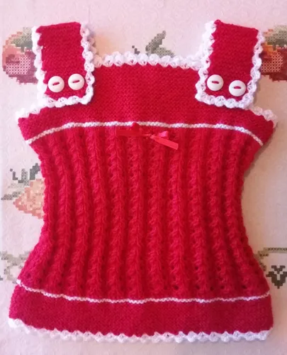 Camisetas bebe tejidas best sale a dos agujas