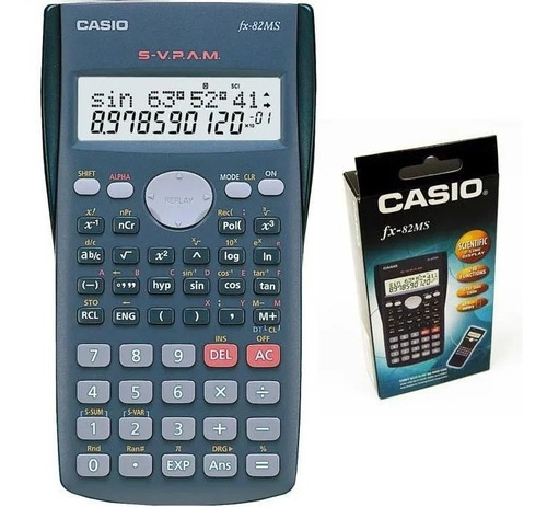 Imagen 2 de 3 de Calculadora Científica Casio Fx-82ms 240 Funciones 2 Líneas