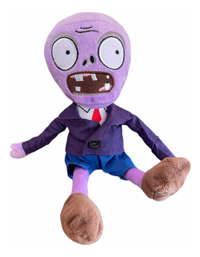 Peluche Zombie Morado De Linea Plantas Versus Zombies