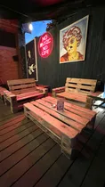 Comprar Terrazas De Pallets (juego 2 Asientos Más Mesa)