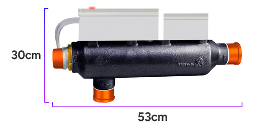 Aquecedor Elétrico Para Piscina Até 80 Mil Litros Trifásico