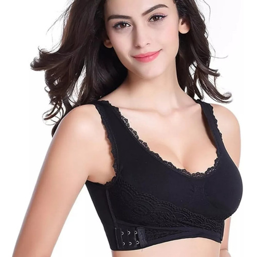 Comfy Bra Push Up Con Tirantes Cruzados Bralette Simple