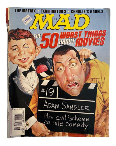Revista Mad Magazine #432 Terminator The Matrix Agosto 2003 (Usado)