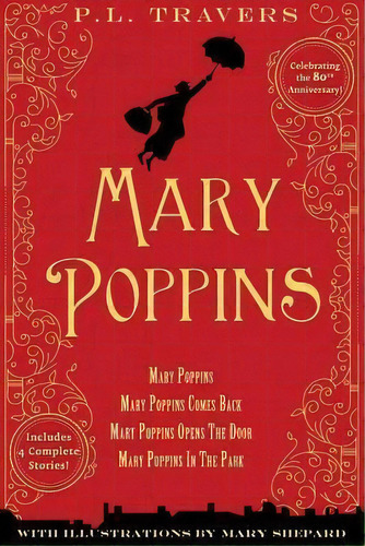 Mary Poppins Collection, De Dr P L Travers. Editorial Houghton Mifflin, Tapa Dura En Inglés