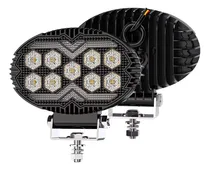 Comprar Kit Faros Ovalado Auxiliar 9 Leds 22w Moto Utv Auto Camion