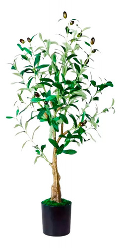 Árbol Artificial Realista De Olivo + Maceta De Regalo 90cm