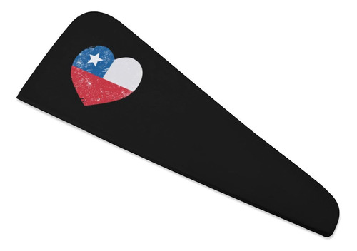 Chile Retro Heart Shaped Flag Microfiber Hair Towel Wrap Su.