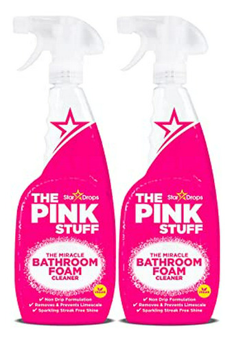 The Pink Stuff - Espuma Limpiadora De Baño The Miracle, 750 