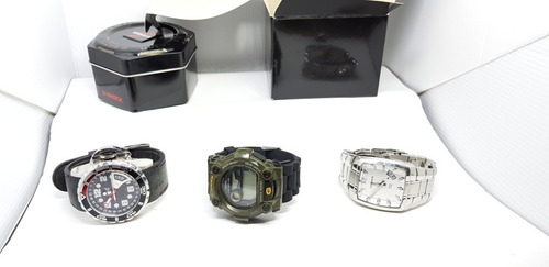 Lote Com 3 Relógios Originais G-shock G7900 + Everlast + Te