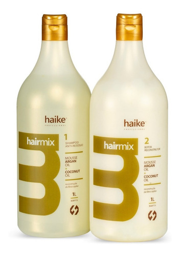 Kit Progressiva Sem Formol Haike Hairmix 2x1000ml