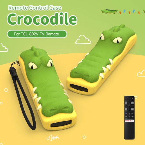 New Funda De Cocodrilo De Silicona For Control Remoto Tcl