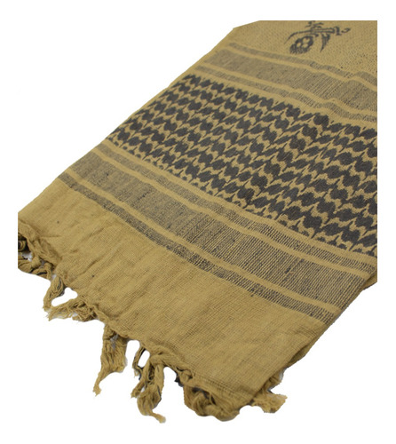 201-p Shemagh 100% Algodón Pirate Marca Condor Neg/tan Pirate Unitalla