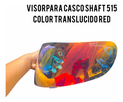 Visor Casco Shaft 515, Zoan Estrada Translucido